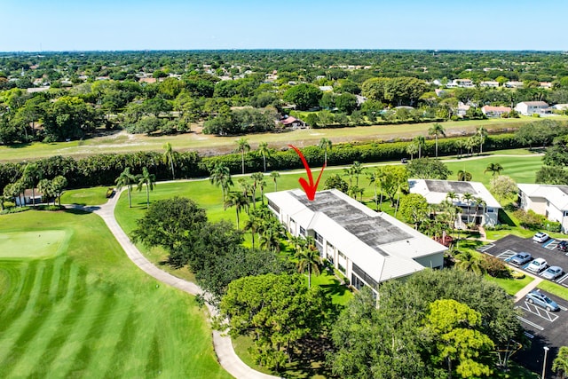 6 Stratford Dr E Unit D, Boynton Beach, FL 33436 - aerial view of a golf club and a tree filled landscape