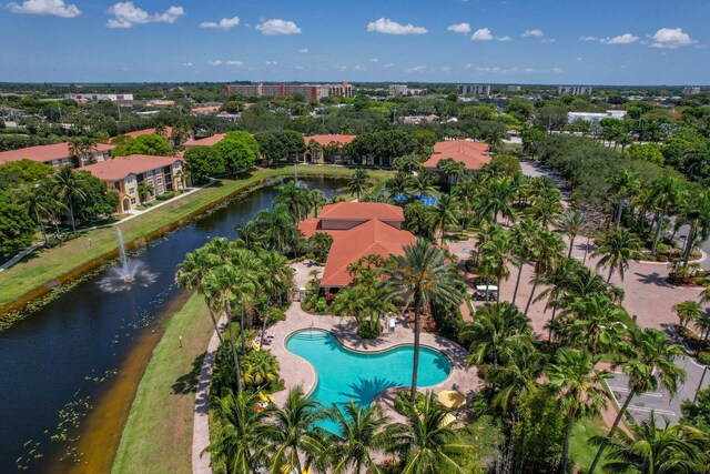 15035 Michelangelo Blvd Unit 106, Delray Beach, FL 33446 - view of property location featuring a nearby body of water and a pool