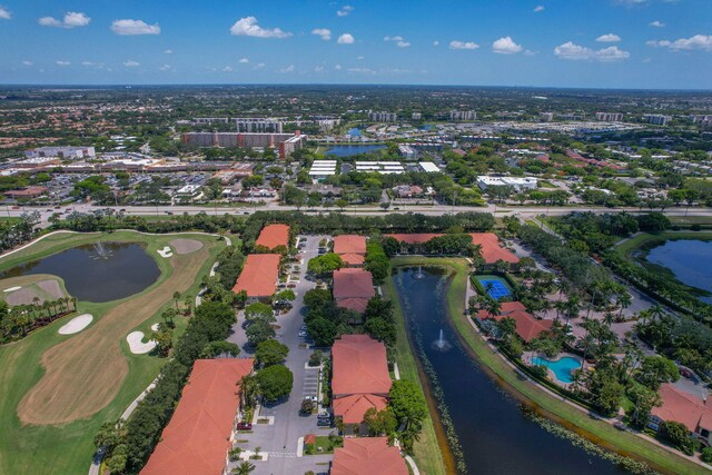 15035 Michelangelo Blvd Unit 106, Delray Beach, FL 33446 - aerial view of property's location featuring a nearby body of water and a golf club