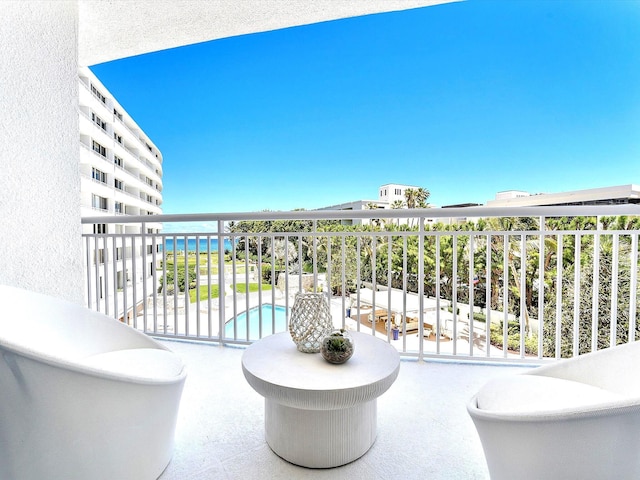 2780 S Ocean Blvd Unit 311, Palm Beach, FL 33480 - balcony featuring view of pool