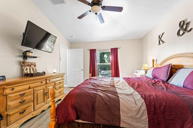 2389 SW Caballero St, Port Saint Lucie, FL 34953 - bedroom featuring light wood-style floors and ceiling fan