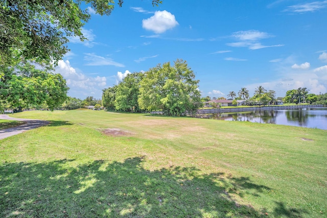 8826 W Mcnab Rd Unit 201, Tamarac, FL 33321 - view of green lawn with a water view