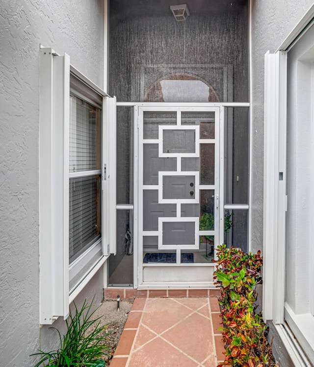 7043 Summer Tree Dr, Boynton Beach, FL 33437 - entrance to property with stucco siding