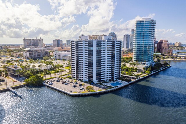 1200 S Flagler Dr Unit 1402, West Palm Beach, FL 33401 - view of urban area with a nearby body of water