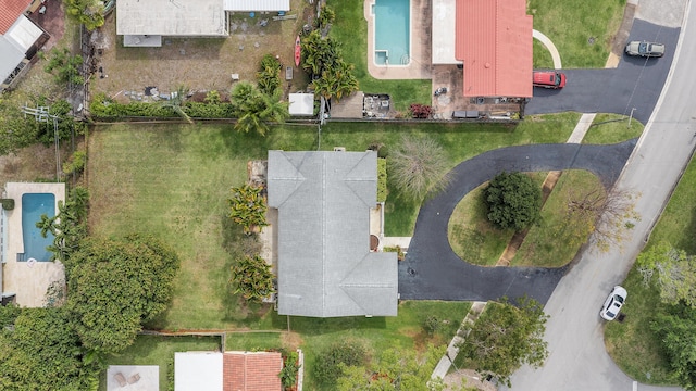 1101 SE 7th Ct, Deerfield Beach, FL 33441 - drone / aerial view of a pool area