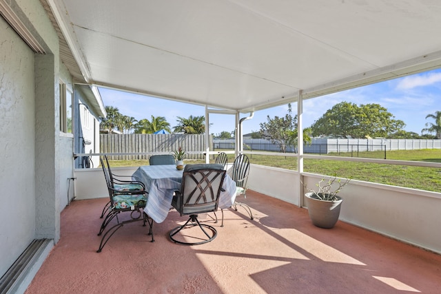 2008 SE Triumph Rd, Port Saint Lucie, FL 34952 - sunroom / solarium featuring outdoor dining space and plenty of natural light