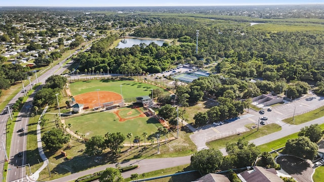 2008 SE Triumph Rd, Port Saint Lucie, FL 34952 - aerial view of property's location featuring a heavily wooded area and a large body of water