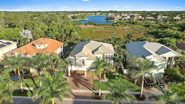 9606 Shepard Pl, Wellington, FL 33414 - aerial perspective of suburban area with a large body of water