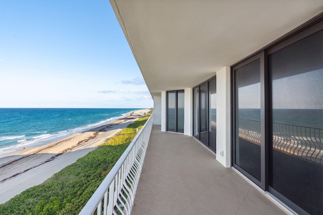 2000 S Ocean Blvd Unit 501N, Palm Beach, FL 33480 - balcony with view of water and beach