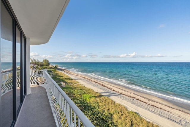 2000 S Ocean Blvd Unit 501N, Palm Beach, FL 33480 - balcony with view of water and beach