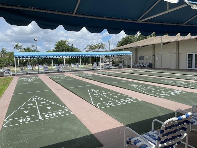 surrounding community featuring shuffleboard