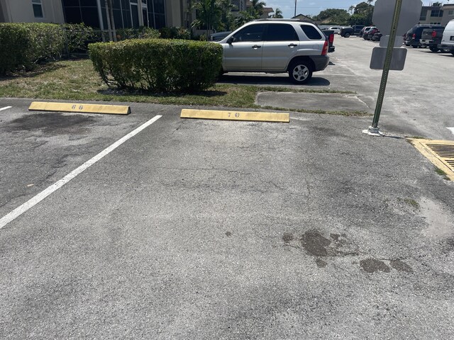 view of uncovered parking lot