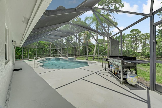 11849 59th St N, Royal Palm Beach, FL 33411 - swimming pool with a patio area and a lanai