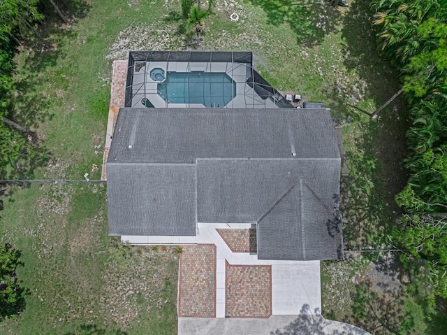 11849 59th St N, Royal Palm Beach, FL 33411 - view from above of property with a pool