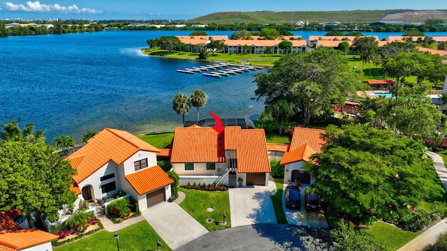 3 Independence Ct, Deerfield Beach, FL 33442 - aerial view of property and surrounding area with a nearby body of water
