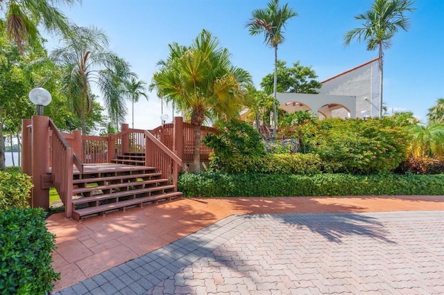 3 Independence Ct, Deerfield Beach, FL 33442 - view of patio / terrace featuring stairs