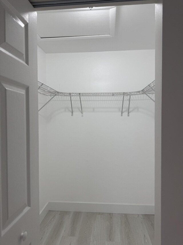 14814 Wildflower Ln, Delray Beach, FL 33446 - spacious closet with light wood finished floors