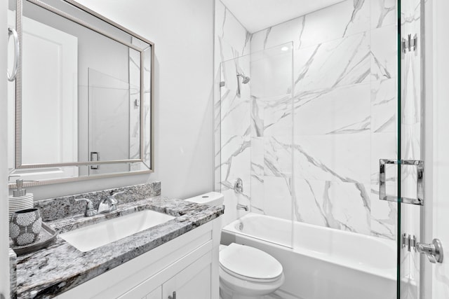 12111 Sugar Pine Trl, Wellington, FL 33414 - bathroom featuring toilet, vanity, and shower / tub combination