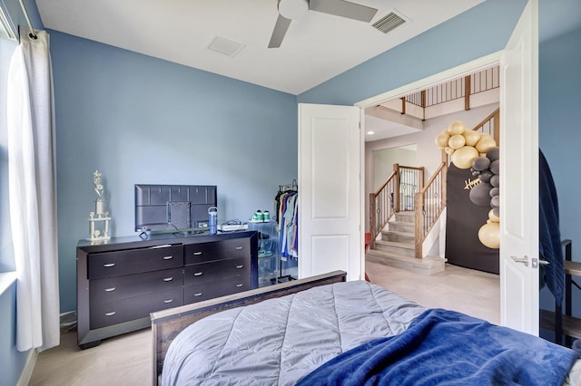 5968 Jasmine Ln, Westlake, FL 33470 - bedroom with baseboards and ceiling fan