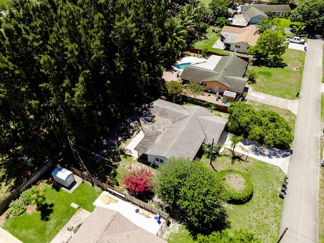 4424 Regency Dr, Lake Worth, FL 33461 - aerial perspective of suburban area featuring a pool