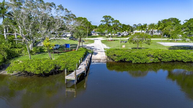 dock with a water view