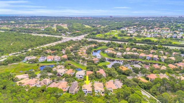 1909 Flower Dr, Palm Beach Gardens, FL 33410 - aerial view of residential area featuring a nearby body of water