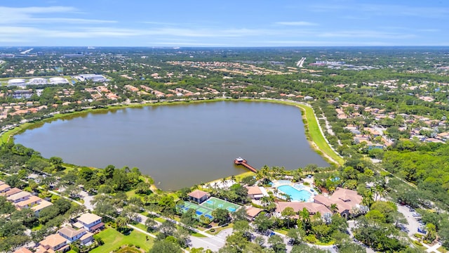 1909 Flower Dr, Palm Beach Gardens, FL 33410 - aerial overview of property's location featuring a large body of water