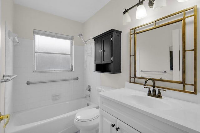 8888 SE Colony St, Hobe Sound, FL 33455 - full bath with toilet, shower / tub combination, and vanity