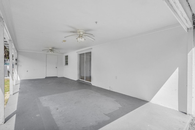 8888 SE Colony St, Hobe Sound, FL 33455 - view of patio / terrace featuring ceiling fan