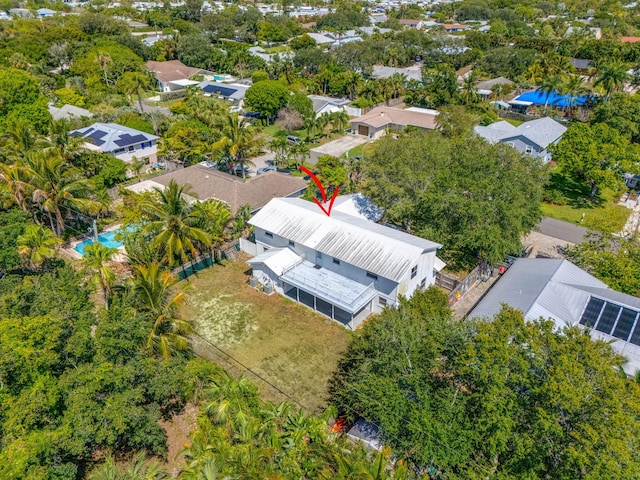 8888 SE Colony St, Hobe Sound, FL 33455 - bird's eye view of a pool area