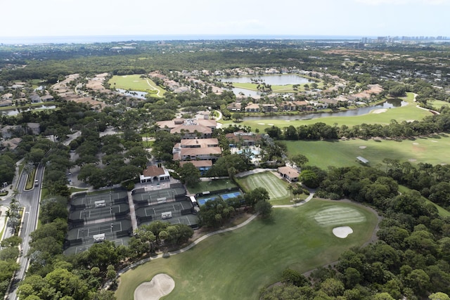 212 Montant Dr, Palm Beach Gardens, FL 33410 - aerial view of property's location with a golf course, a nearby body of water, and nearby suburban area