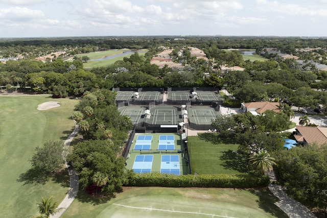 212 Montant Dr, Palm Beach Gardens, FL 33410 - aerial view of residential area featuring a local golf course and a tree filled landscape