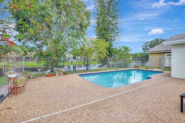 1541 SW 102nd Ter, Davie, FL 33324 - view of swimming pool featuring a fenced backyard and a patio