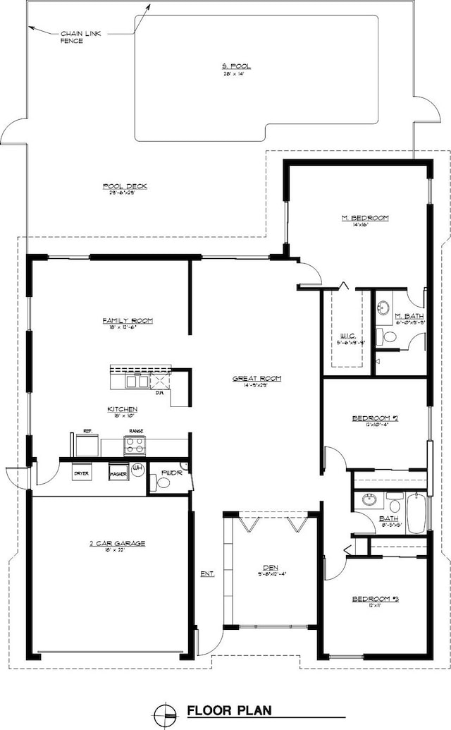 1541 SW 102nd Ter, Davie, FL 33324 - home floor plan