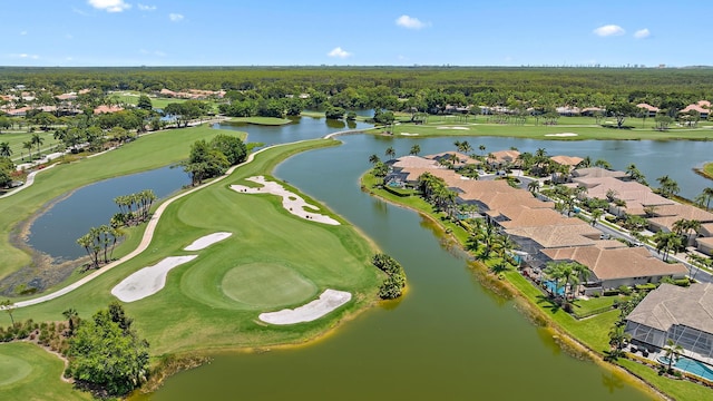 7731 Blue Heron Way, West Palm Beach, FL 33412 - aerial view of residential area featuring a local golf course and a nearby body of water