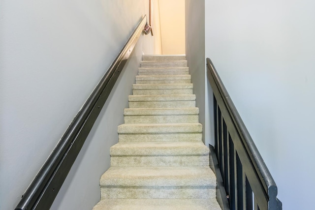 view of stairs