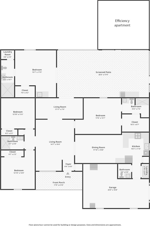 16888 W Downers Dr W, The Acreage, FL 33470 - property floor plan