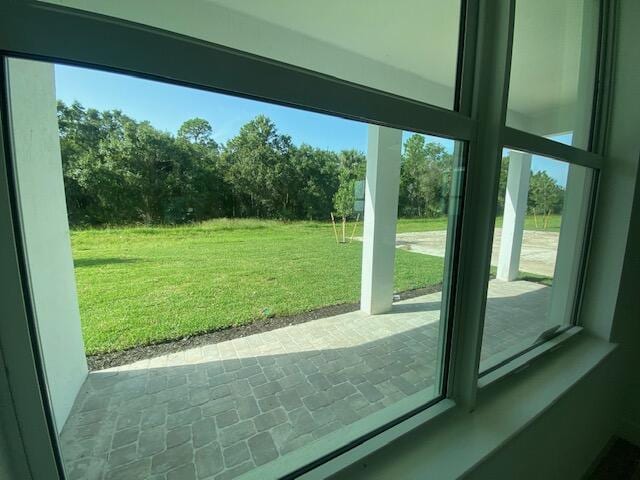 9865 SW Meridian Way, Stuart, FL 34997 - entryway with brick floors