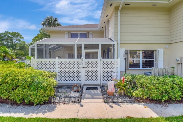 5201 Wheatley Ct, Boynton Beach, FL 33436 - view of front of property with a sunroom