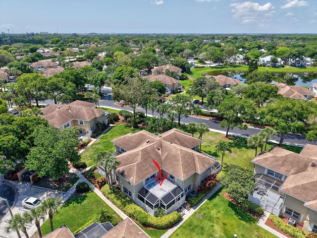 5201 Wheatley Ct, Boynton Beach, FL 33436 - aerial perspective of suburban area featuring a large body of water