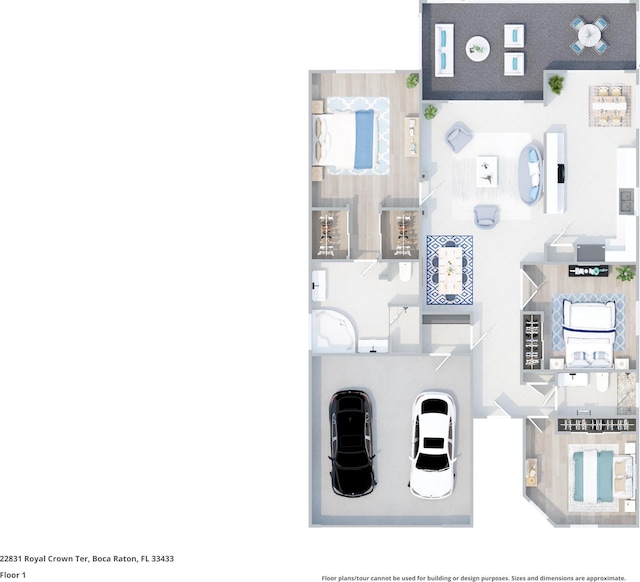 22831 Royal Crown Ter, Boca Raton, FL 33433 - home floor plan