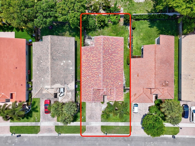 22831 Royal Crown Ter, Boca Raton, FL 33433 - aerial overview of property's location with property boundaries highlighted