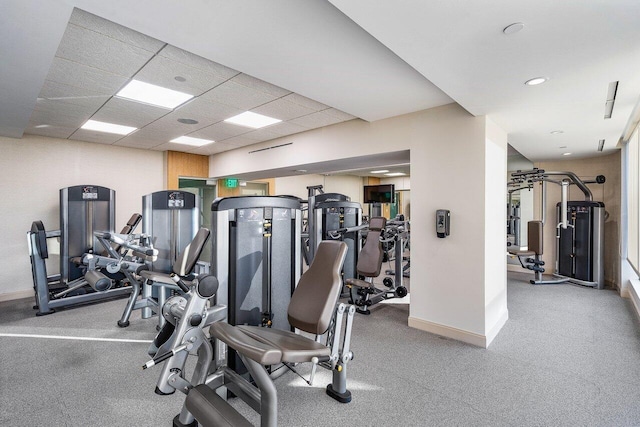 250 S Ocean Blvd Unit 2H, Boca Raton, FL 33432 - workout area with baseboards