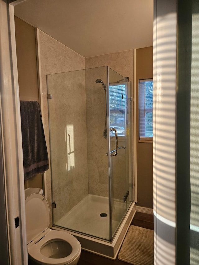 24 Bedford Ct Unit A, Royal Palm Beach, FL 33411 - full bath with a shower stall and toilet