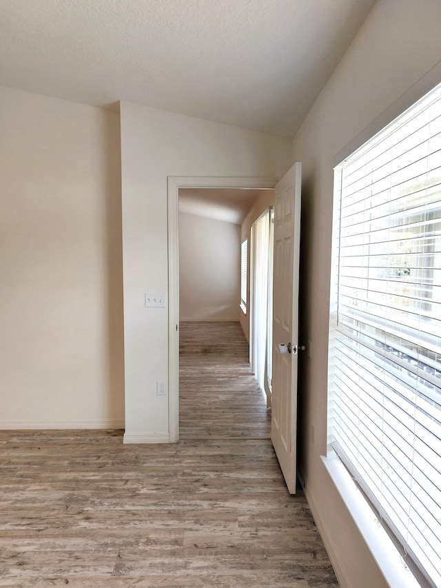 1614 SW Sylvester Ln, Port Saint Lucie, FL 34984 - hall featuring healthy amount of natural light, wood finished floors, and baseboards