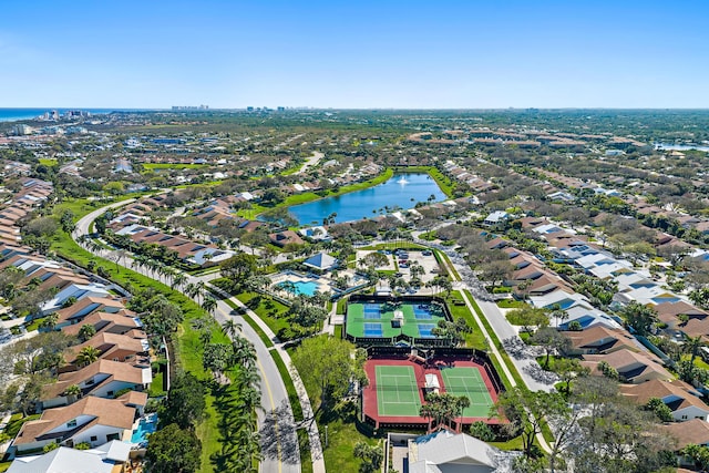 150 Beach Summit Ct, Jupiter, FL 33477 - aerial view of residential area with a large body of water