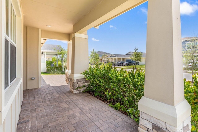 19659 Rugged Trunk Trl, Loxahatchee, FL 33470 - view of patio / terrace with a residential view