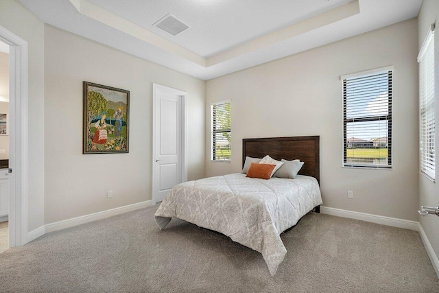 4817 Saint Armands Way, Westlake, FL 33470 - bedroom with light carpet, baseboards, and a raised ceiling