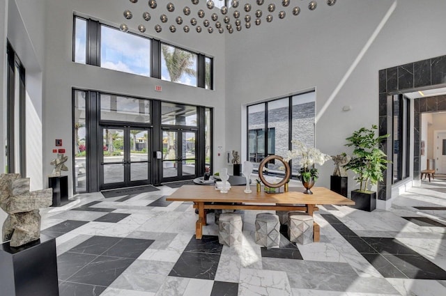 8803 Skyward St, Boca Raton, FL 33496 - lobby with a high ceiling