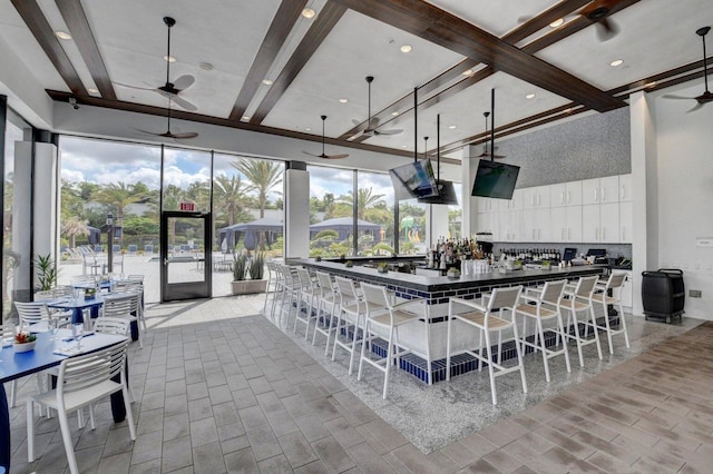 8803 Skyward St, Boca Raton, FL 33496 - interior space with a ceiling fan
